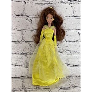 Vintage Disney Store Beauty and The Beast Belle Exclusive Doll Yellow 2000s